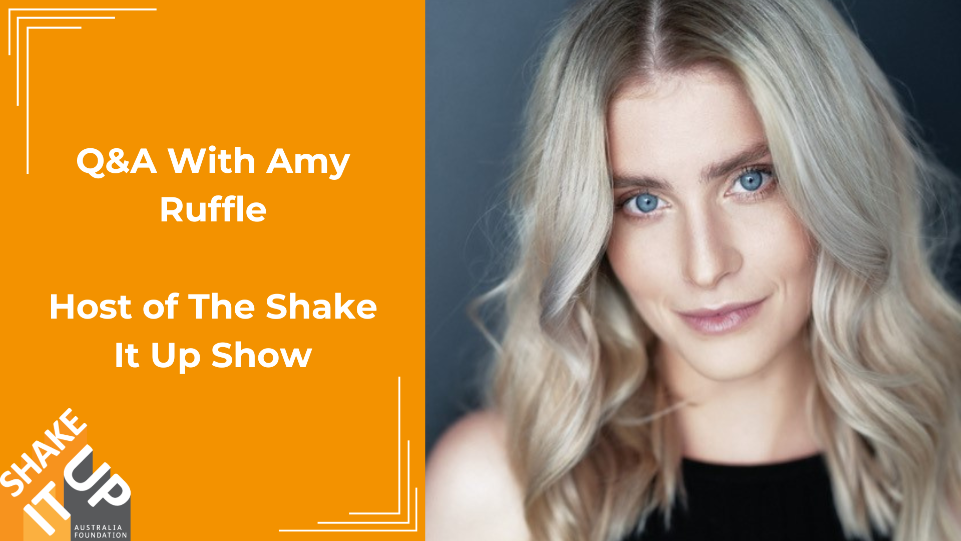 Amy Ruffle, host of The Shake It Up Show, a Parkinson's podcast
