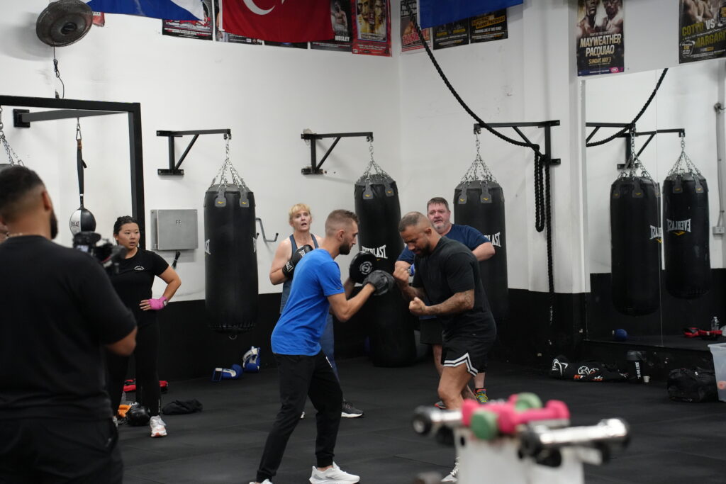 BOX 4 PARKINSONS TEAM GAUCI Charity Group Boxing Session for Parkinson’s Disease.