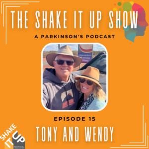 Shake It Up Show podcast guests Tony and Wendy, The Adventure Is