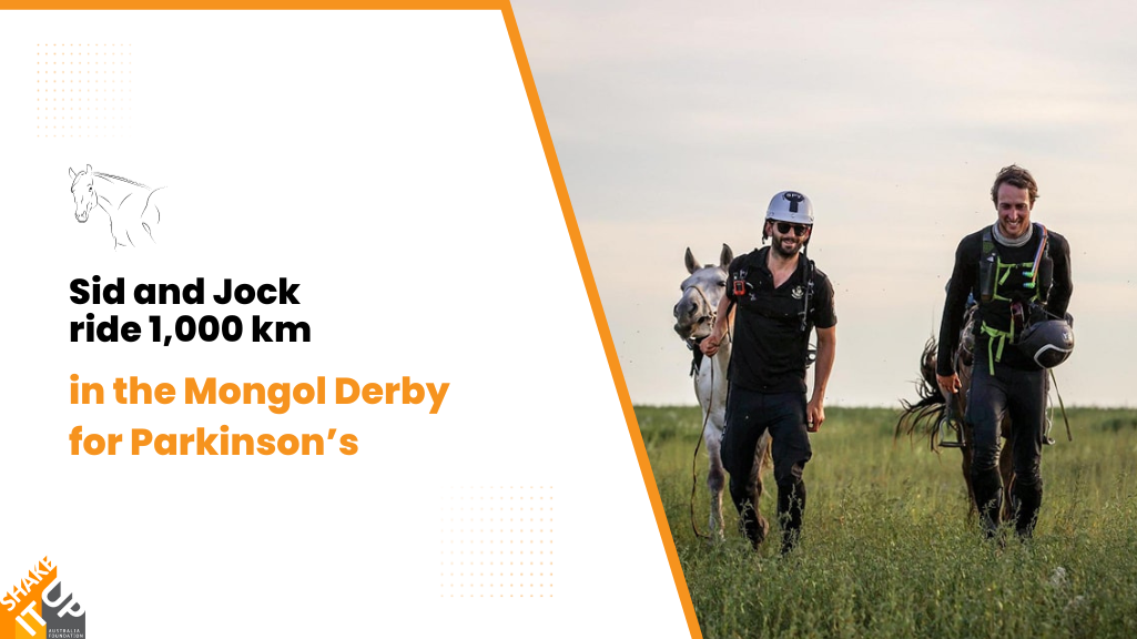 Sid and Jock ride the 1,000 km Mongol Derby for Parkinson's