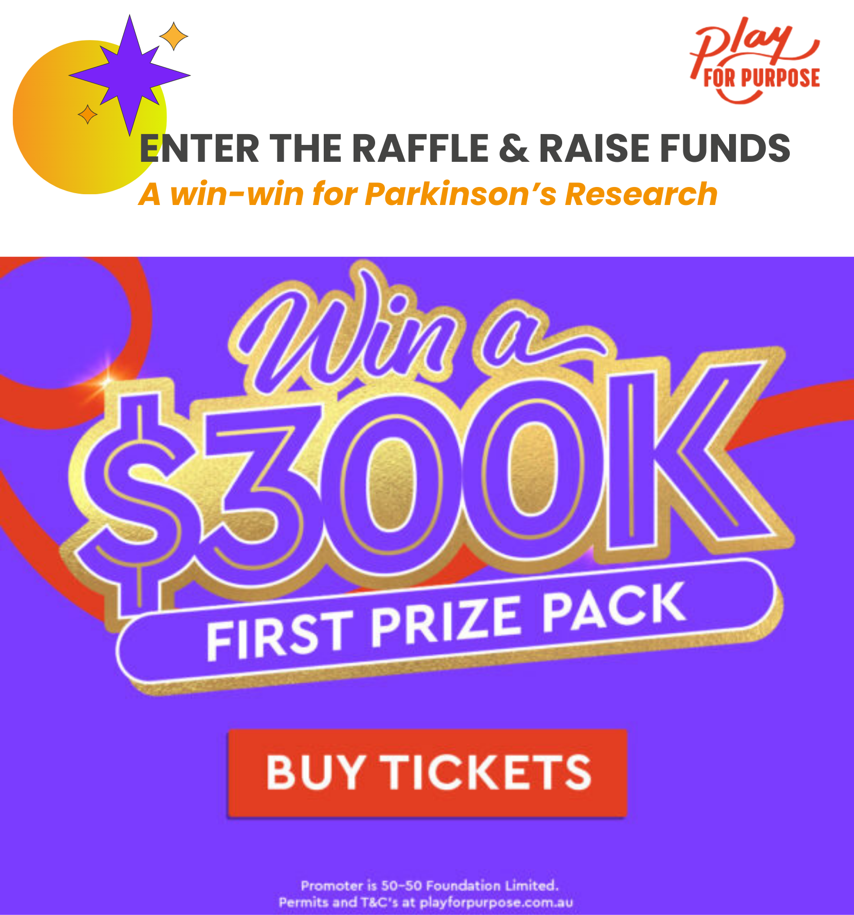 Play for Purpose Raffle